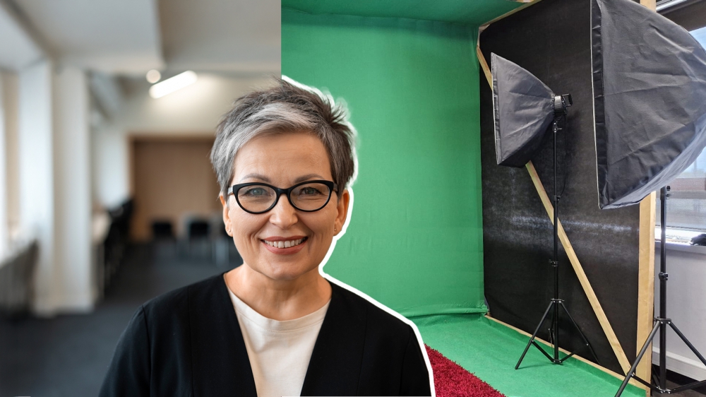 Installation d'un studio video et captation sur fond vert